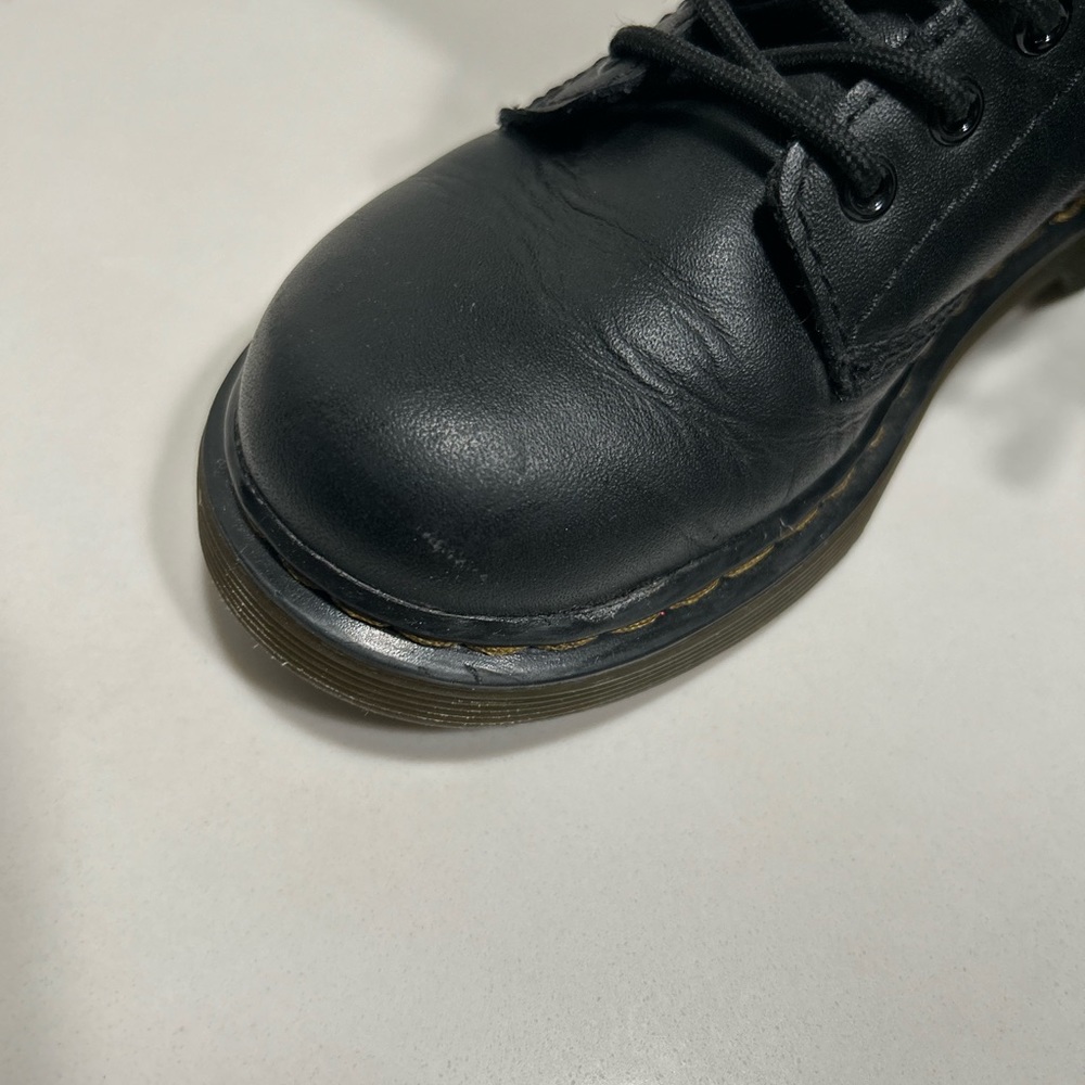 Dr.Martens minor scuff on the front part left shoe, normal wear size 13